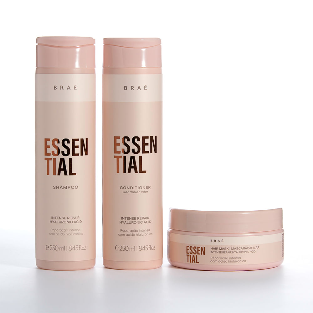 Kit Essential Trio Máscara - braehaircare