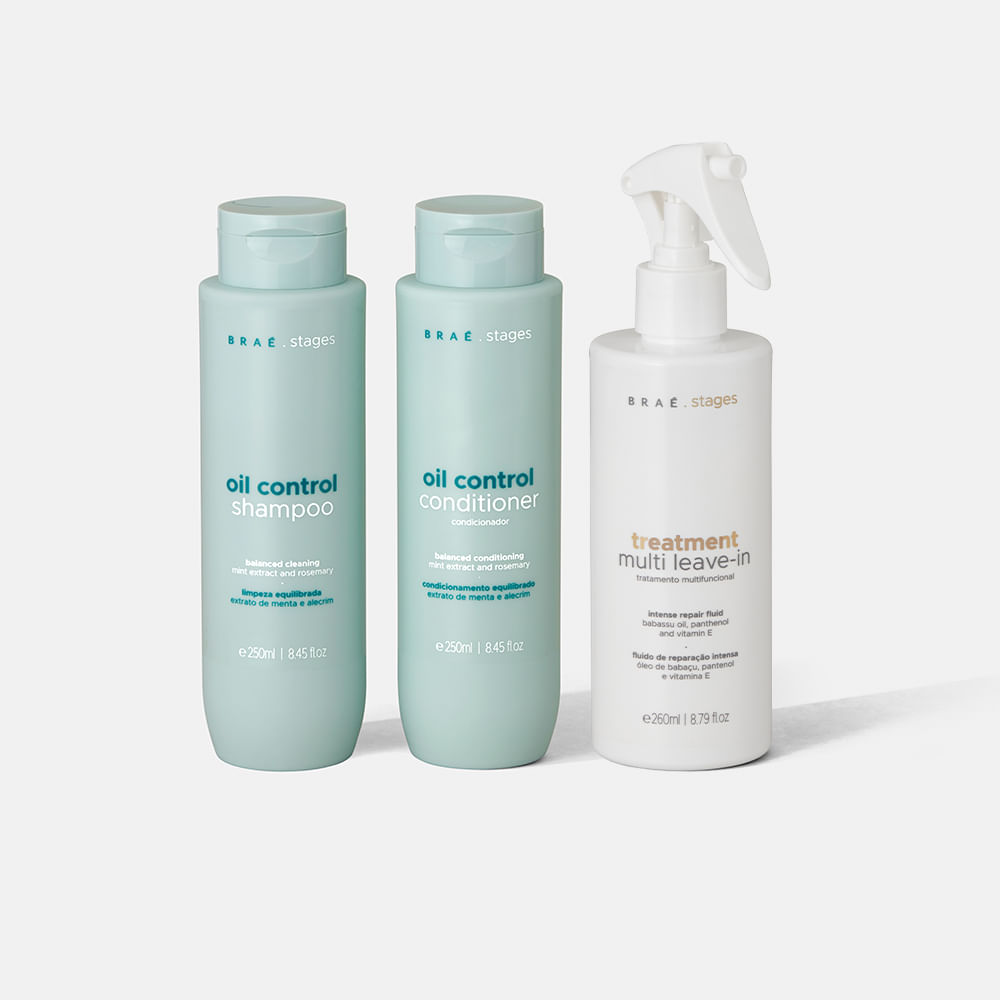 Kit-Controle-de-Oleosidade-Brae-Stages-Shampoo---Condicionador---Leave-in-Spray
