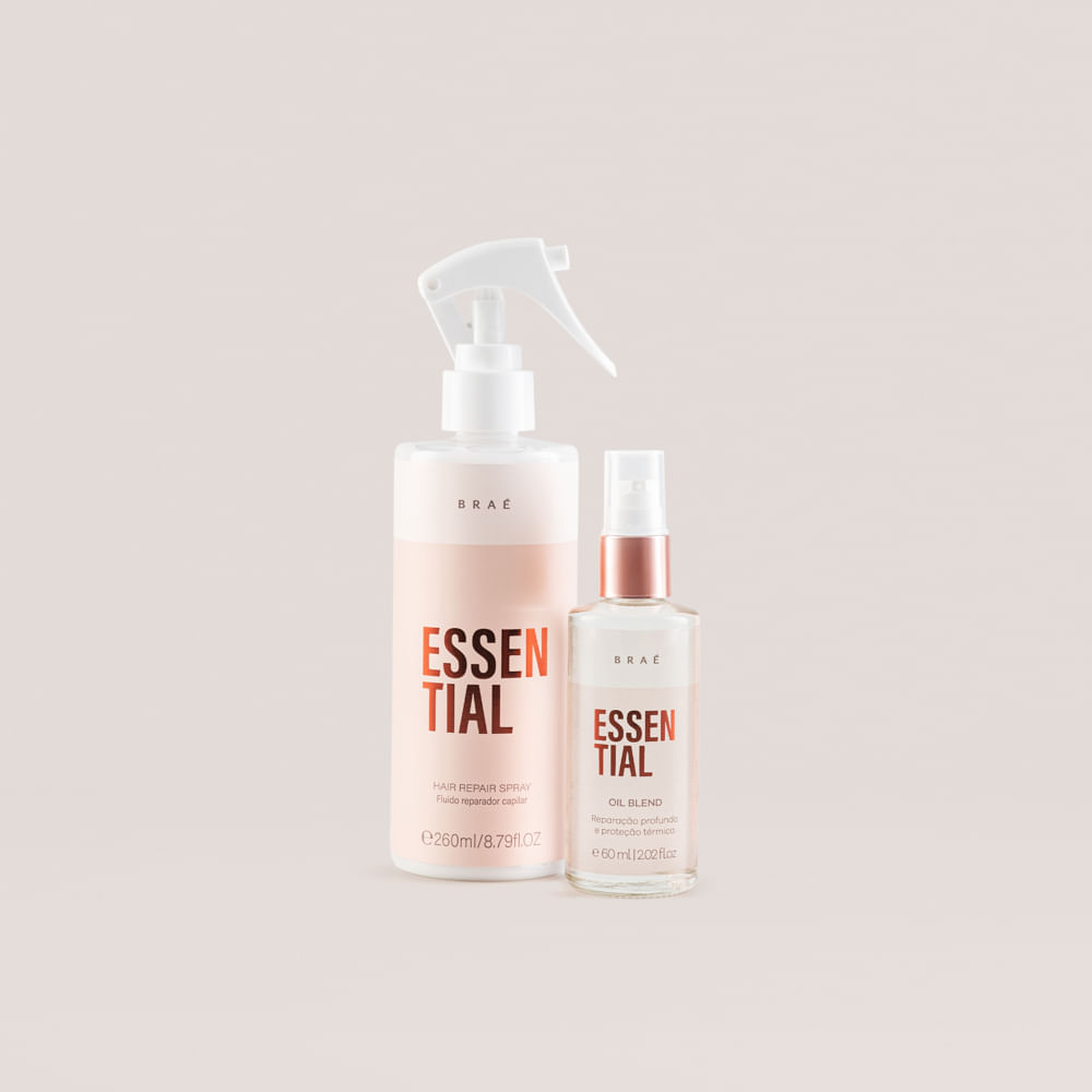 Kit Essential Finalizadores - Leave-in Fluido Reparador + Oil Blend