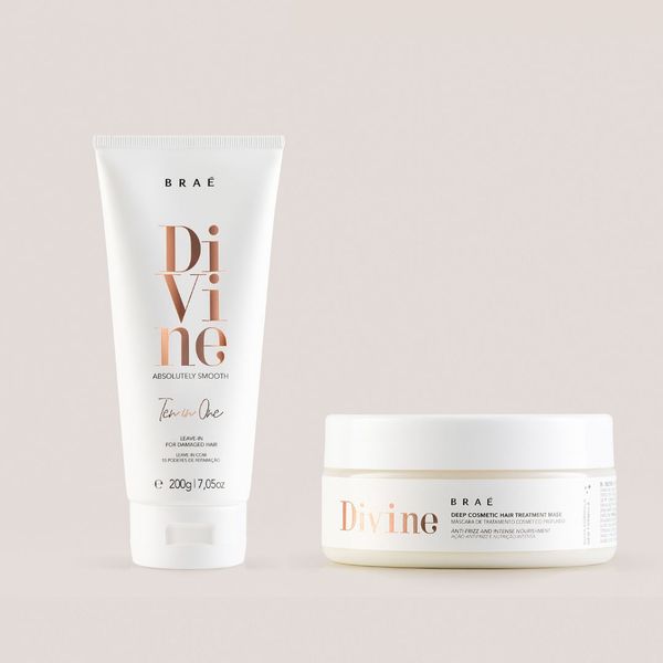 KIT Divine Leave-in 10 em 1 + Máscara 200g