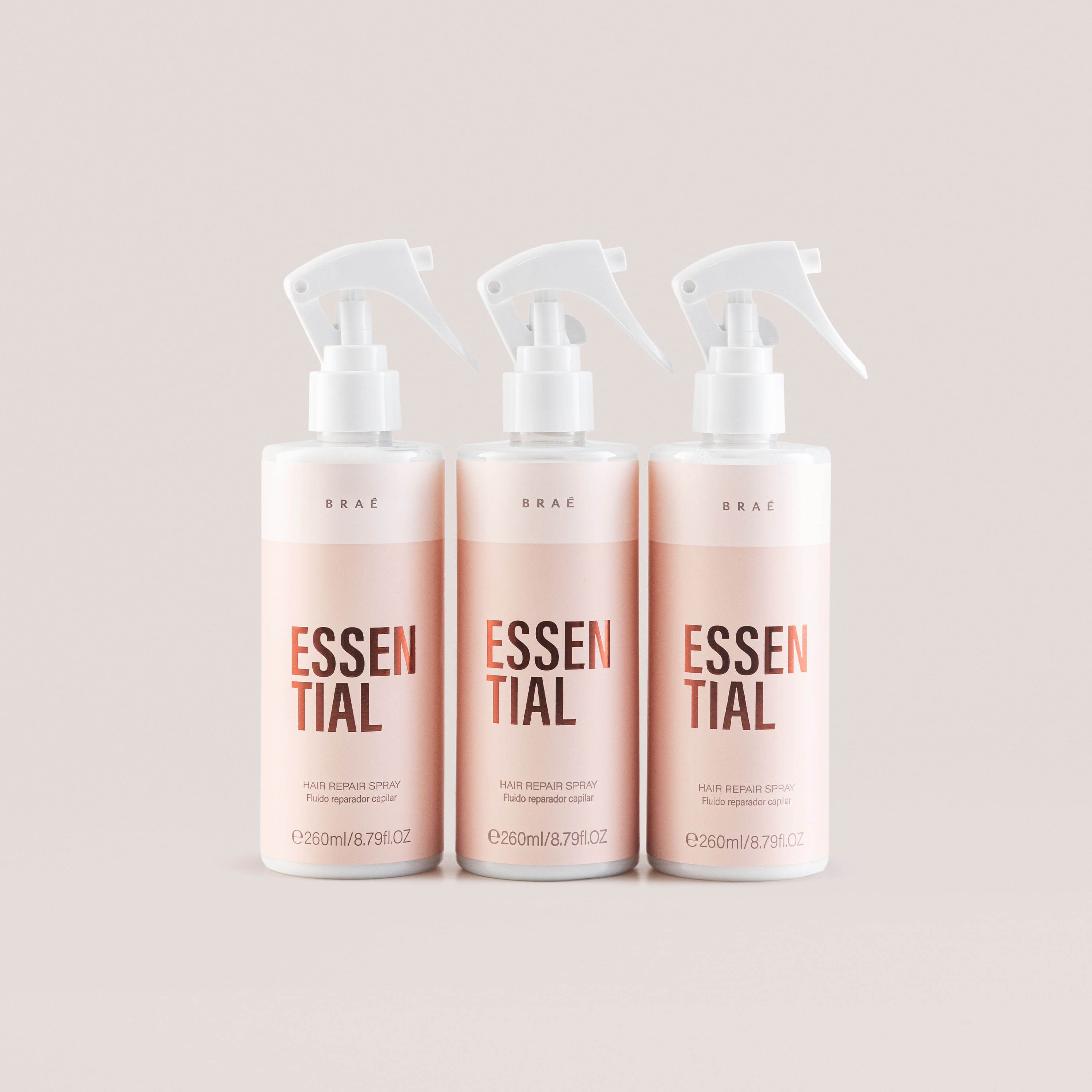 Kit 3 Essential Leave-In Fluido Reparador 260ml