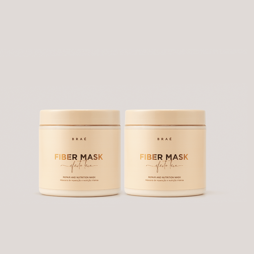 Kit Duo Fiber Mask - Máscara Efeito Teia 500g