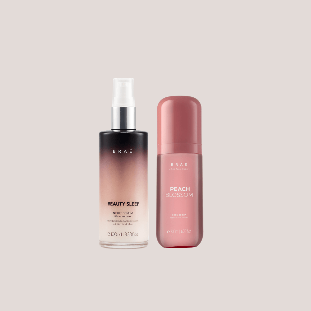 Kit Beauty Sleep Sérum Noturno Nutritivo 100ml + Body Splash Peach Blossom Desodorante Colônia 200ml