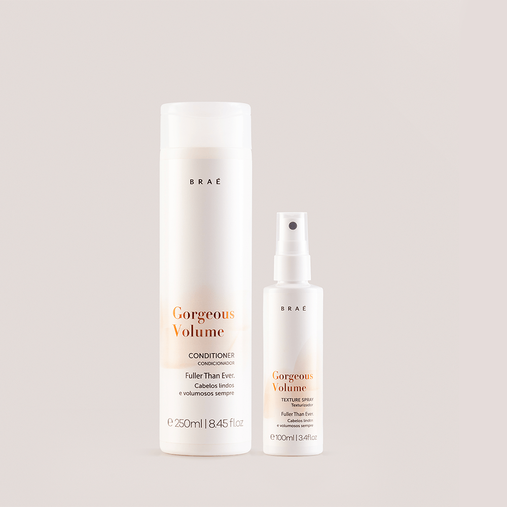 Kit Gorgeous Volume - Condicionador 250ml e Spray Texturizador 100ml